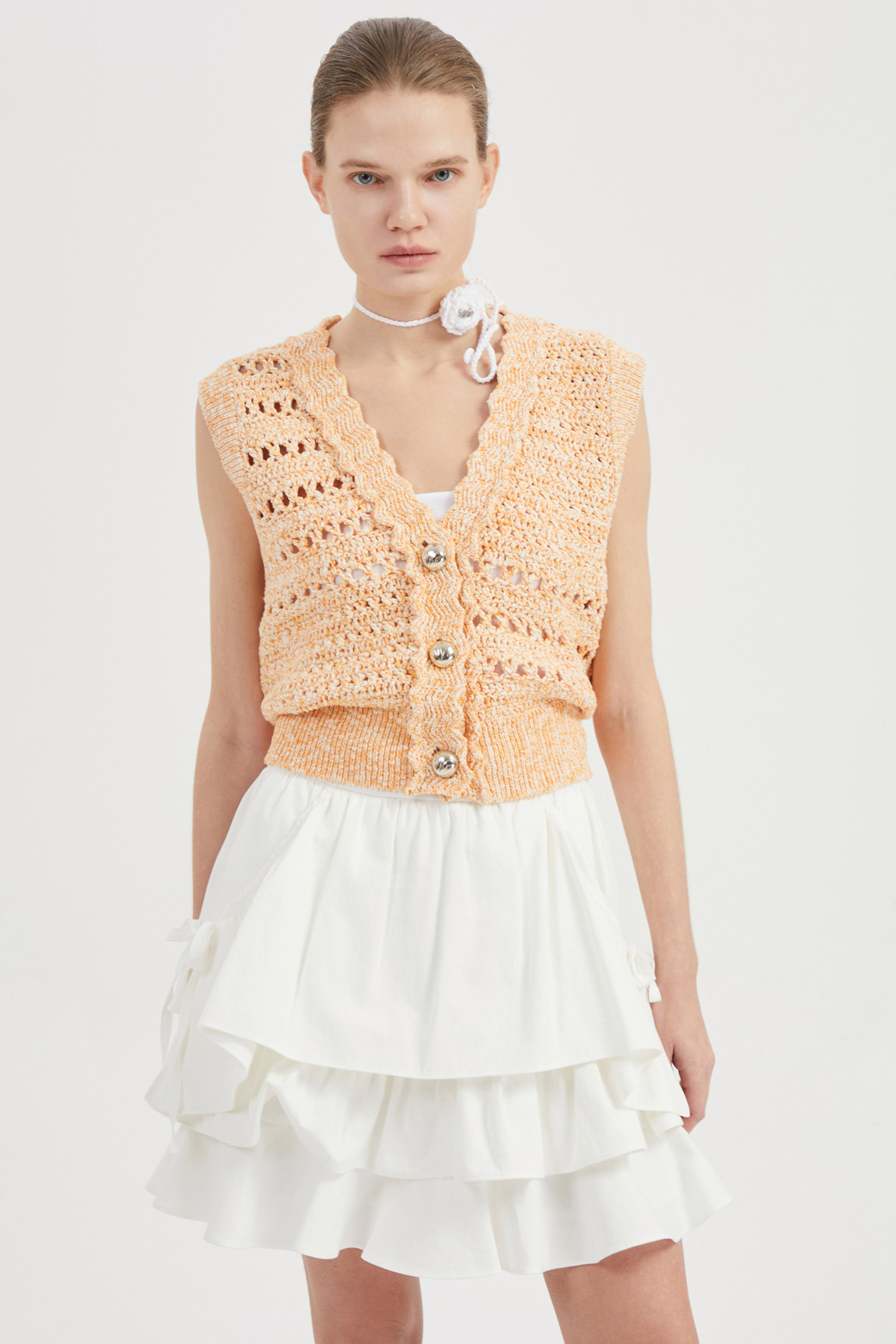 LUCKY CHOUETTE - 티셔츠 - [Atelier] Single Knit Vest