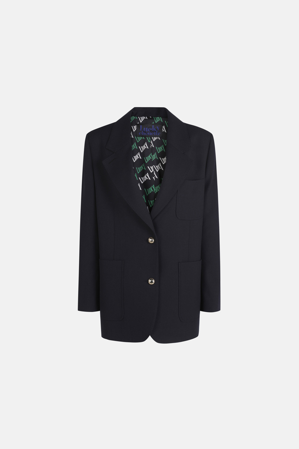 LUCKY CHOUETTE - 자켓 - Hoshi Stitch Wool Blend Jacket