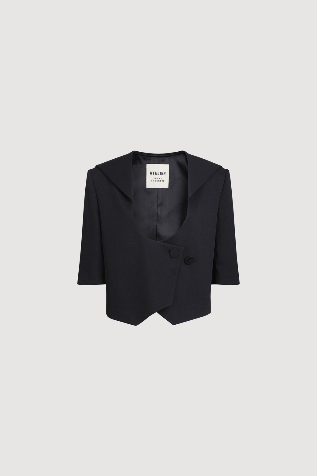 [Atelier] Sailor Collar Crop Jacket_LUCKY CHOUETTE