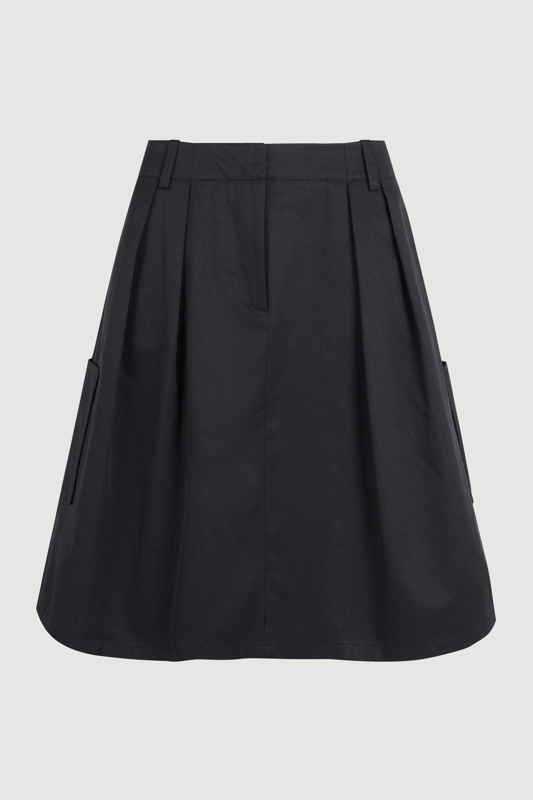 LUCKY CHOUETTE - 스커트/팬츠 - Out Pocket A-line Midi Skirt