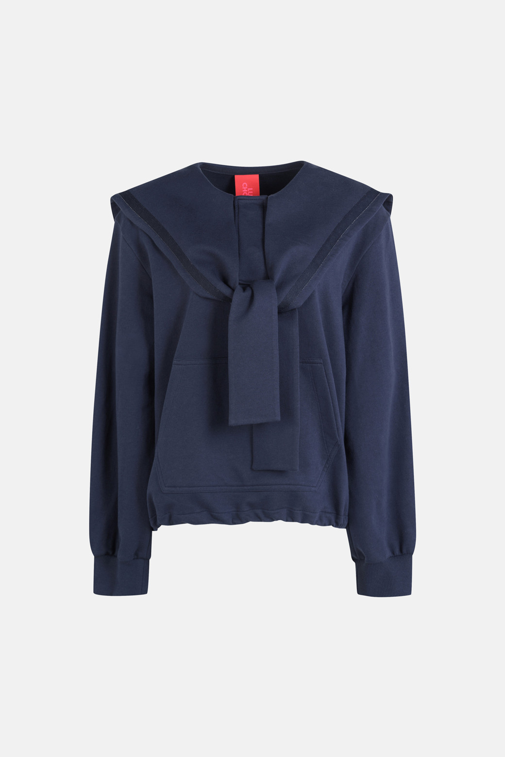 LUCKY CHOUETTE - 티셔츠 - Sailor Collar Anorak Long Sleeve T-shirt