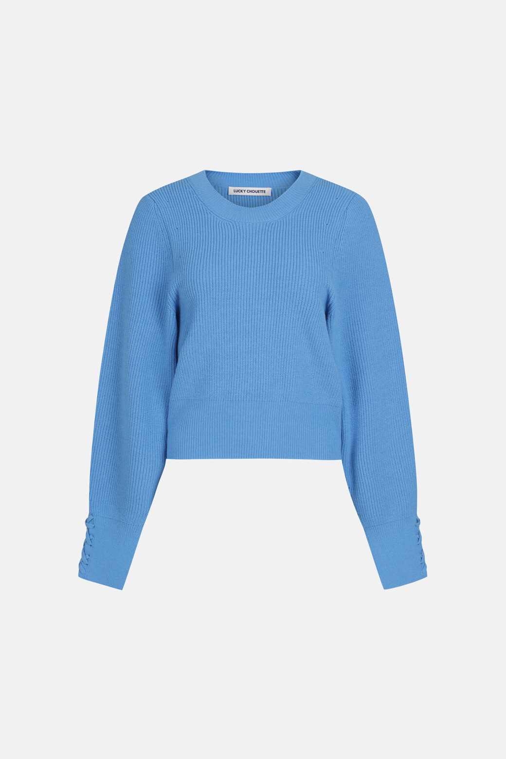 LUCKY CHOUETTE - 니트/가디건 - Sleeve Knitted Detail Knit