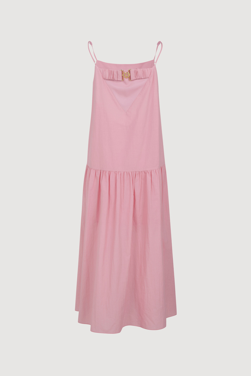 LUCKY CHOUETTE - 원피스 - Shirring Slip Long Dress
