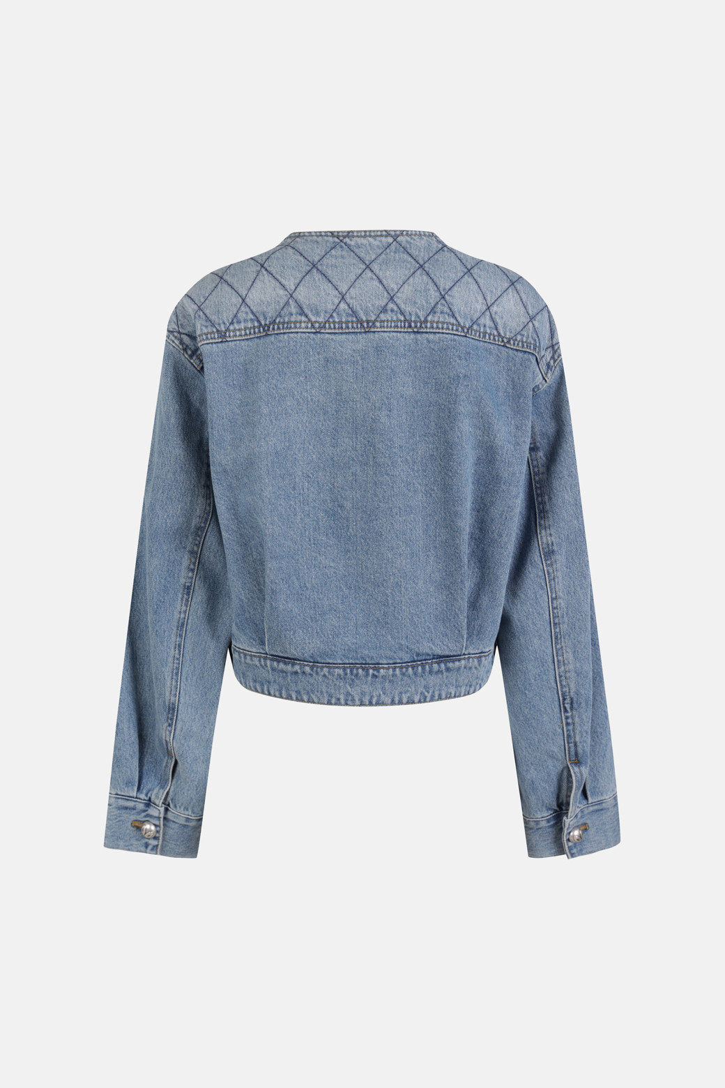 LUCKY CHOUETTE - 자켓 - [Atelier] Denim Crop Jacket