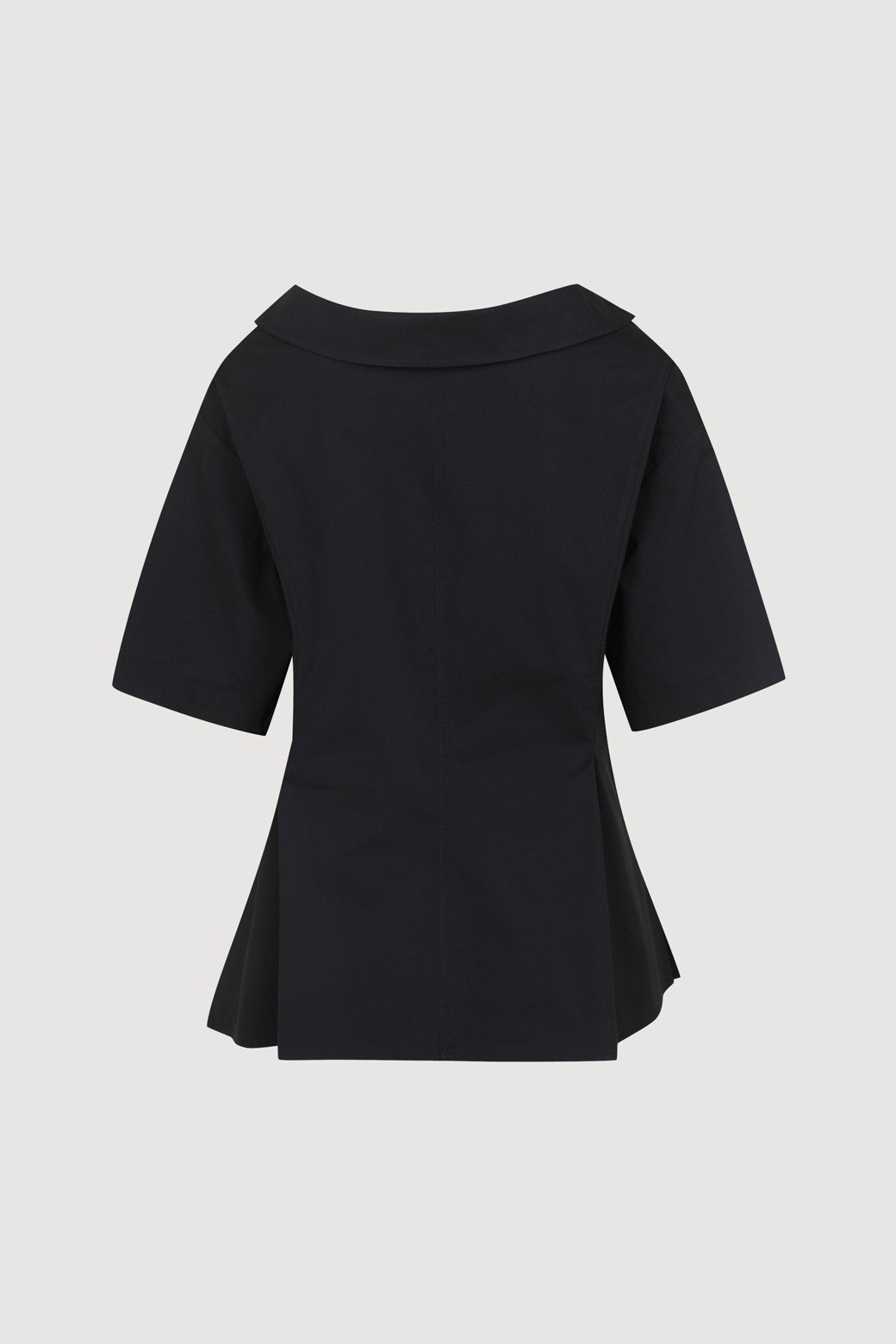 LUCKY CHOUETTE - 블라우스/셔츠 - Shoulder Strap Half Sleeve Blouse