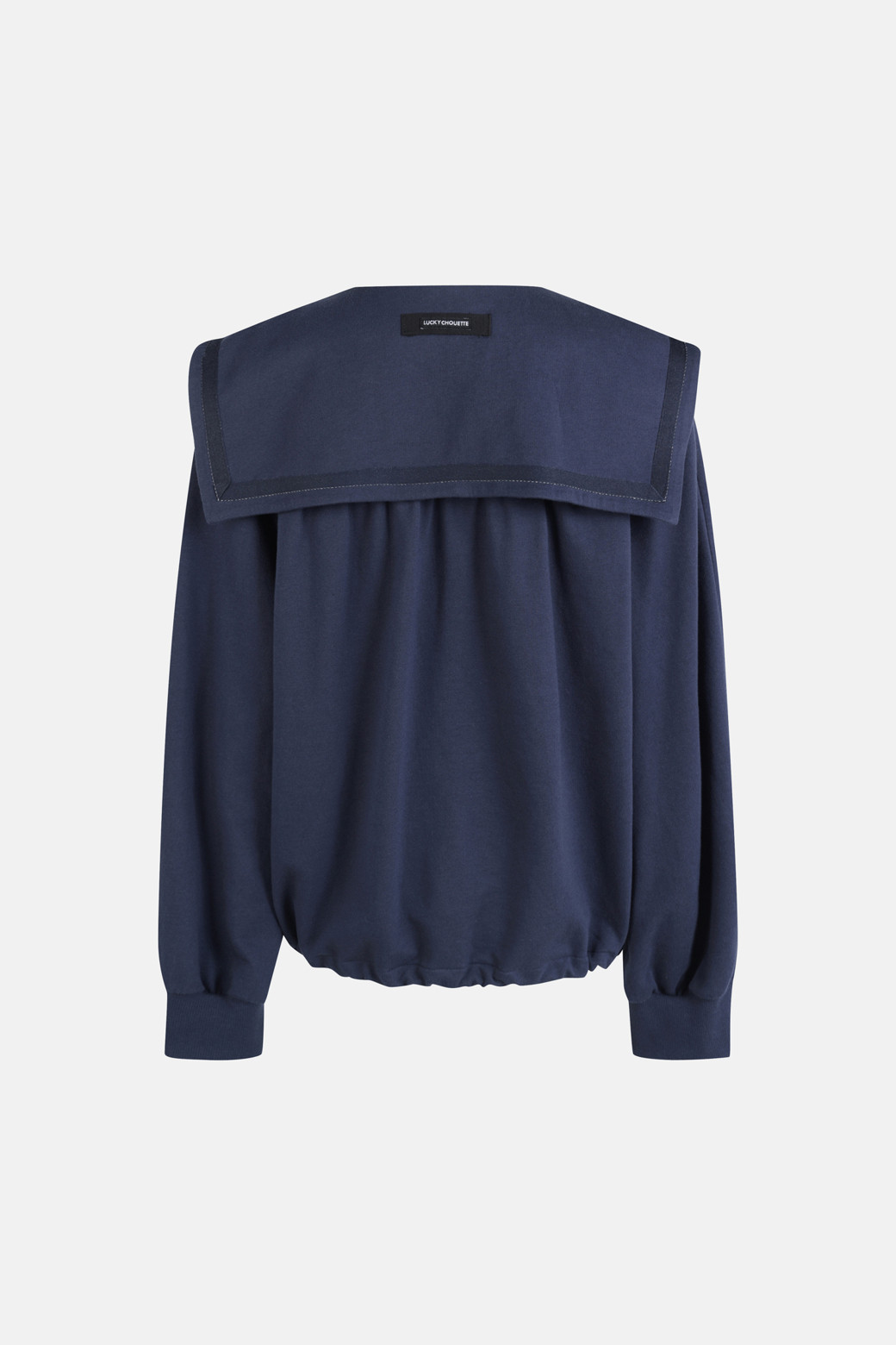 LUCKY CHOUETTE - 티셔츠 - Sailor Collar Anorak Long Sleeve T-shirt