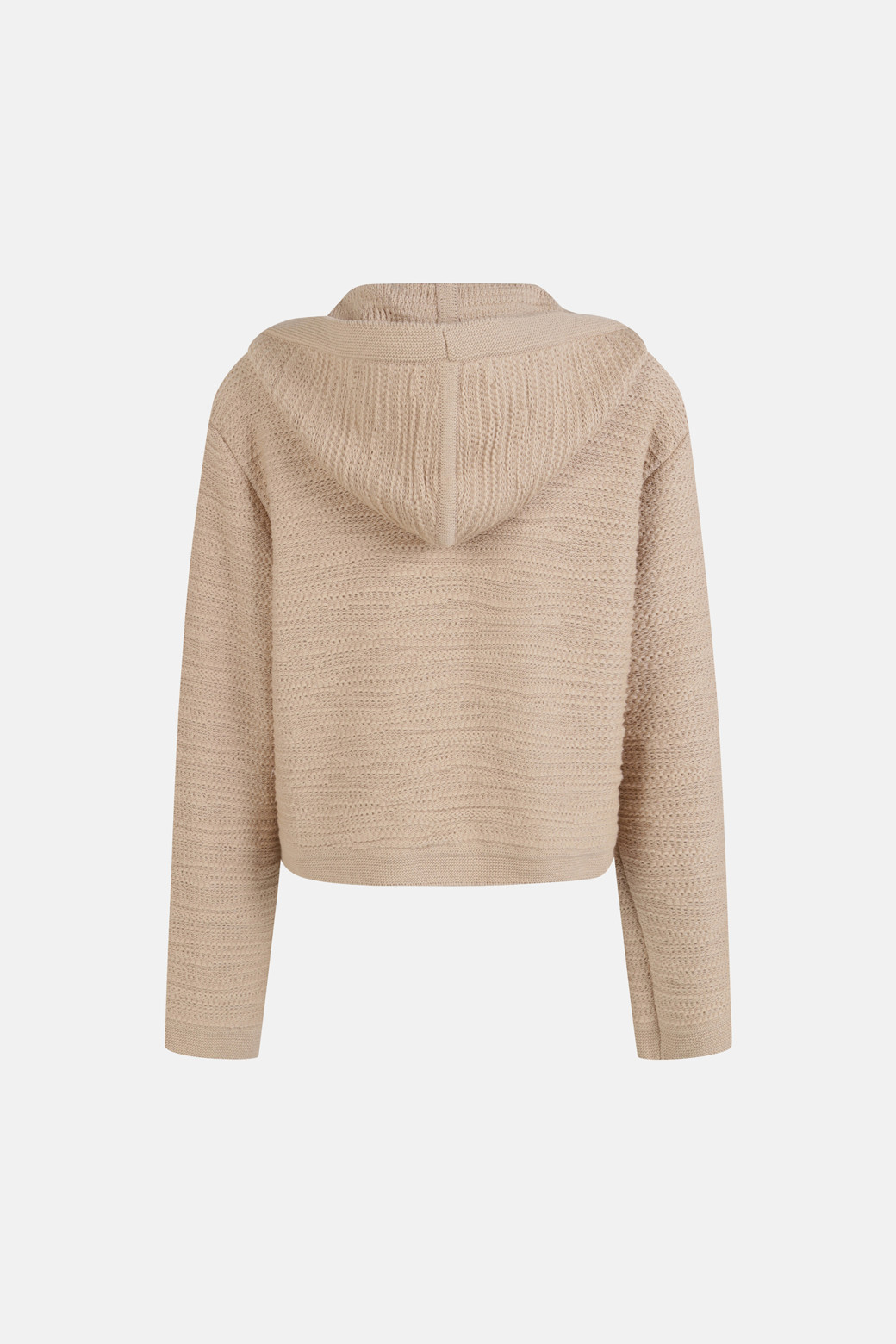LUCKY CHOUETTE - 니트/가디건 - Strap-detailed Hooded Knitwear Cardigan