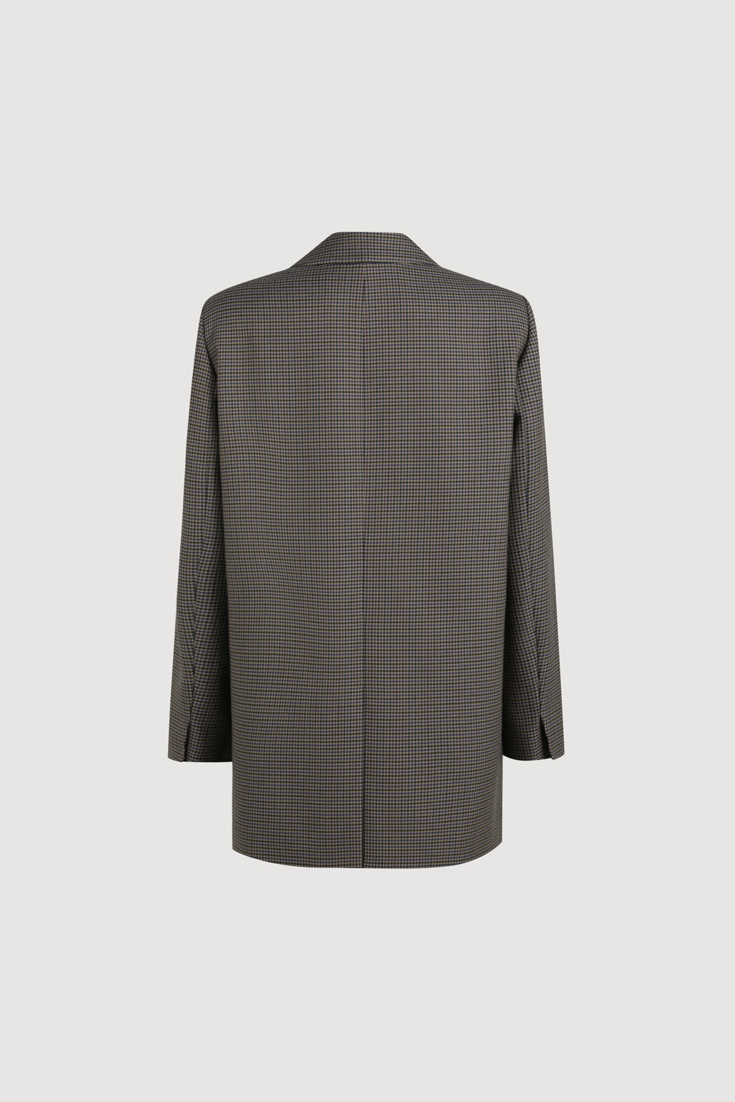 [ラッキーシュエトゥ]Hound Tooth Check Crop Double Jacket LUCKY CHOUETTE] Hound Tooth Check Jacket