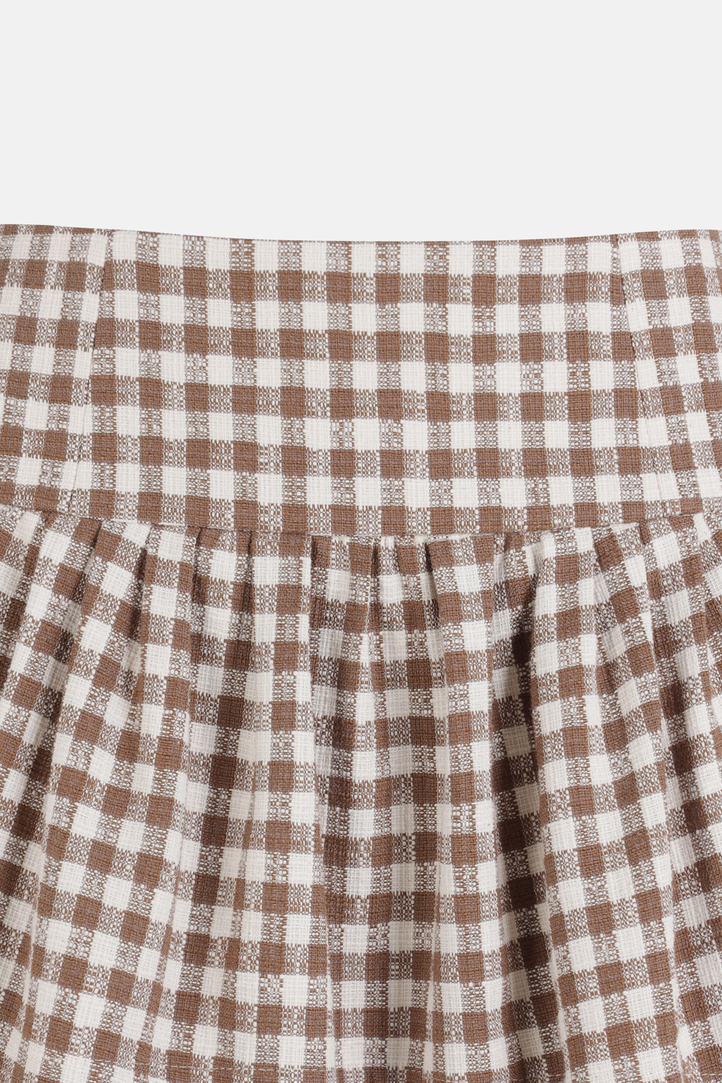LUCKY CHOUETTE - 스커트/팬츠 - [Atelier] Check Shirring Midi Skirt