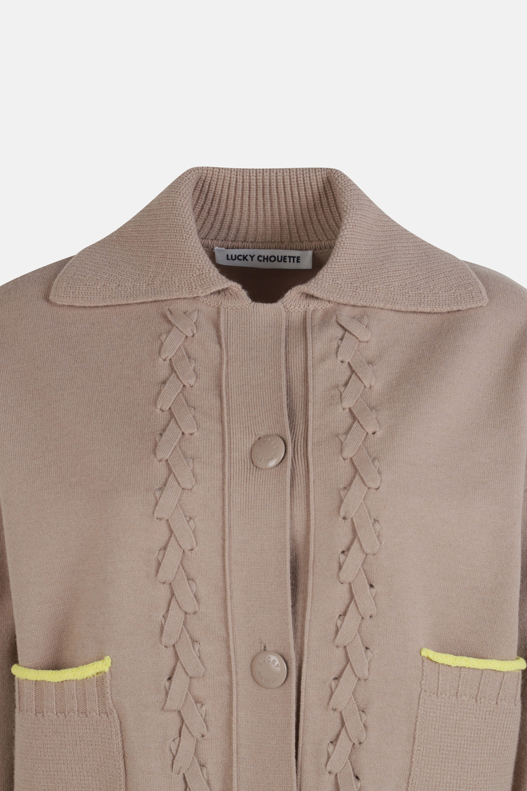 LUCKY CHOUETTE - 니트/가디건 - Crochet Knit Cardigan