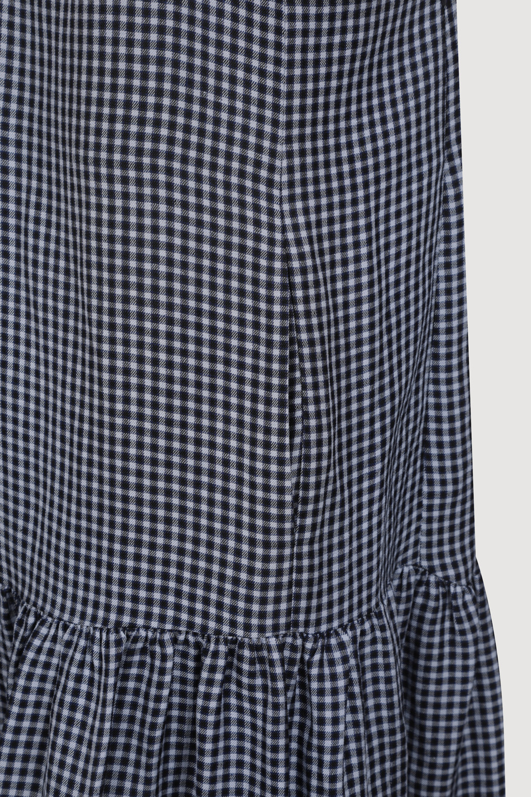LUCKY CHOUETTE - 원피스 - Front Slit Gingham Check Long Dress