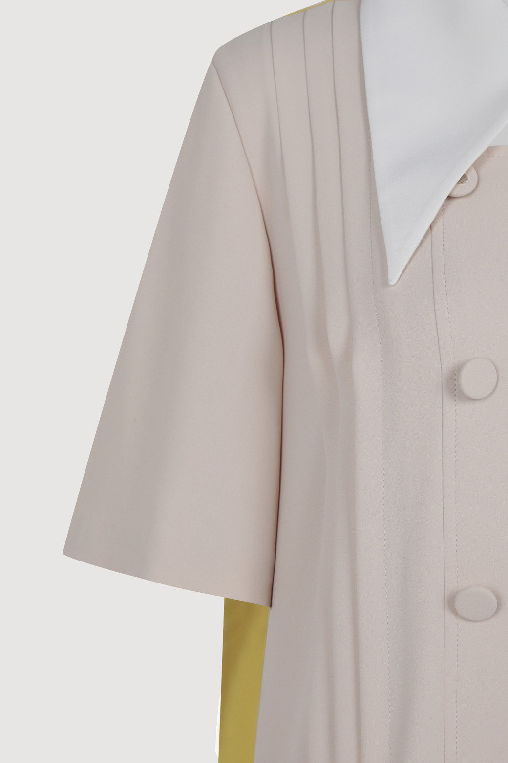 LUCKY CHOUETTE - 원피스 - Pleats Long Dress (Detachable Collar)