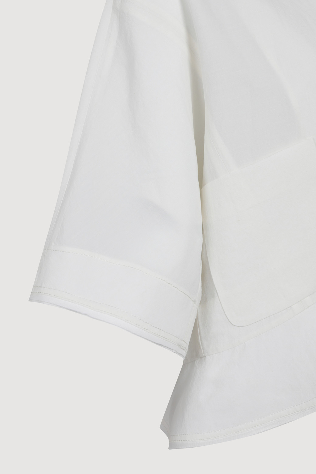 LUCKY CHOUETTE - 자켓 - Cardigan-Type Short Linen Jacket