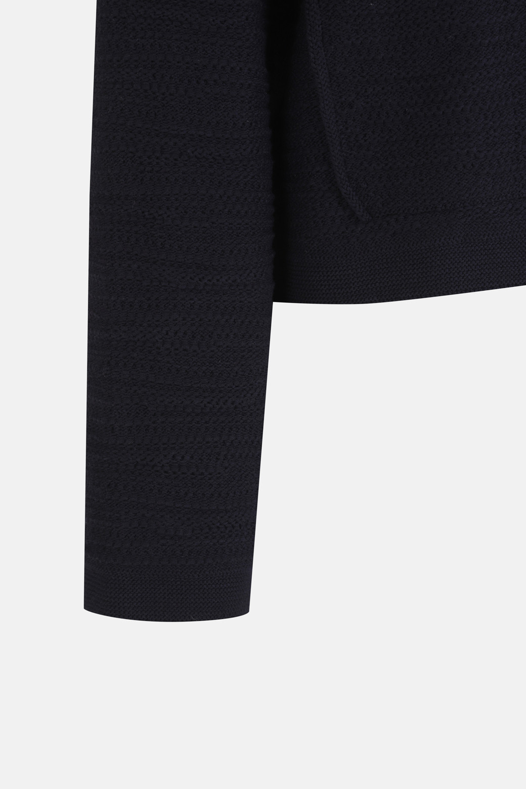 LUCKY CHOUETTE - 니트/가디건 - Strap-detailed Hooded Knitwear Cardigan