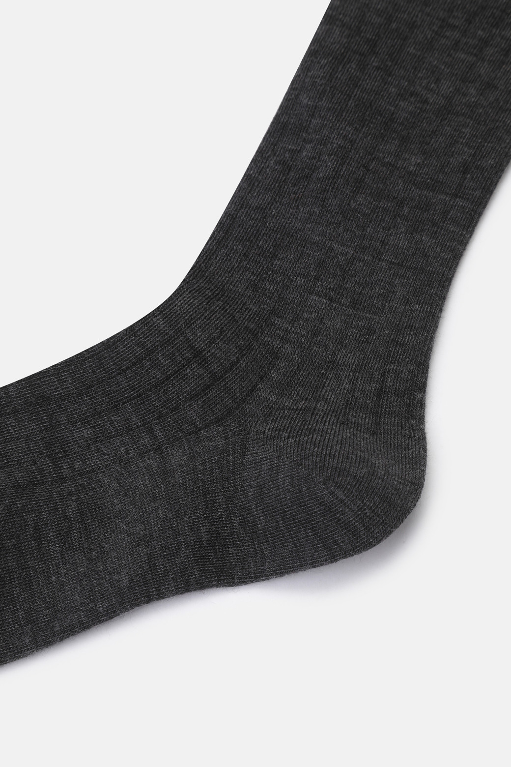 LUCKY CHOUETTE - 양말 - Embroidery Point Ribbed Knee Socks