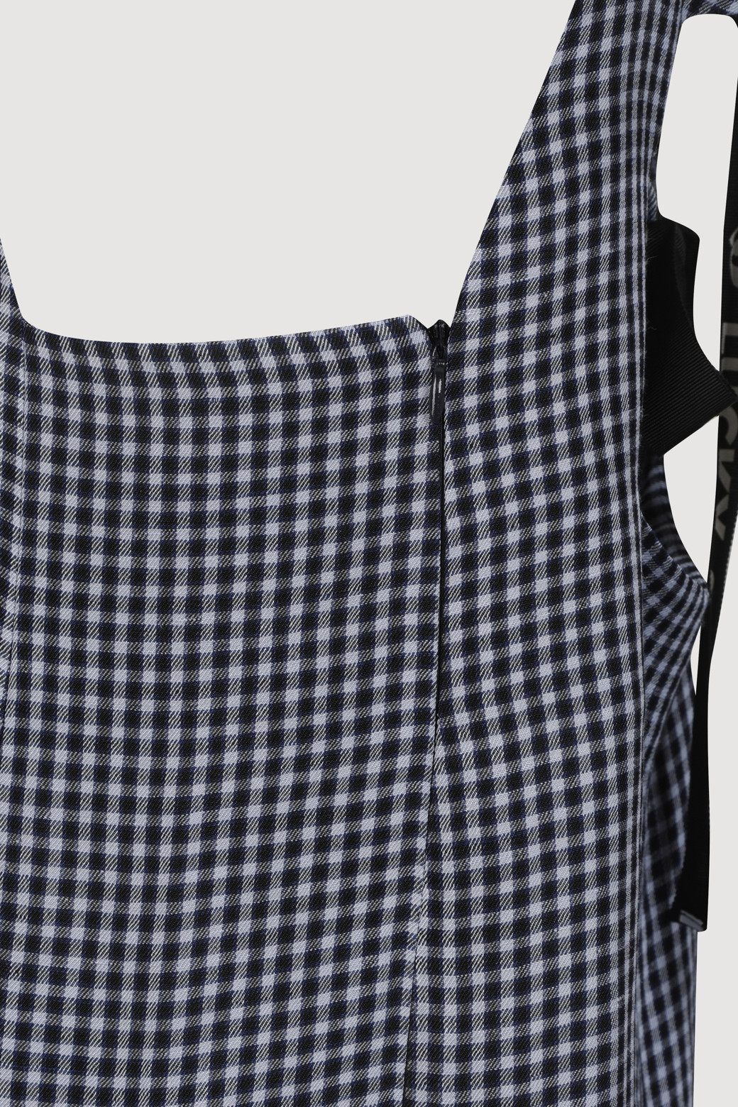 LUCKY CHOUETTE - 원피스 - Front Slit Gingham Check Long Dress
