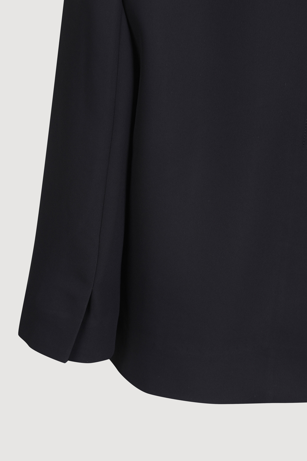 LUCKY CHOUETTE - 자켓 - Round-Neck Short-Sleeved Cropped Polyester Jacket