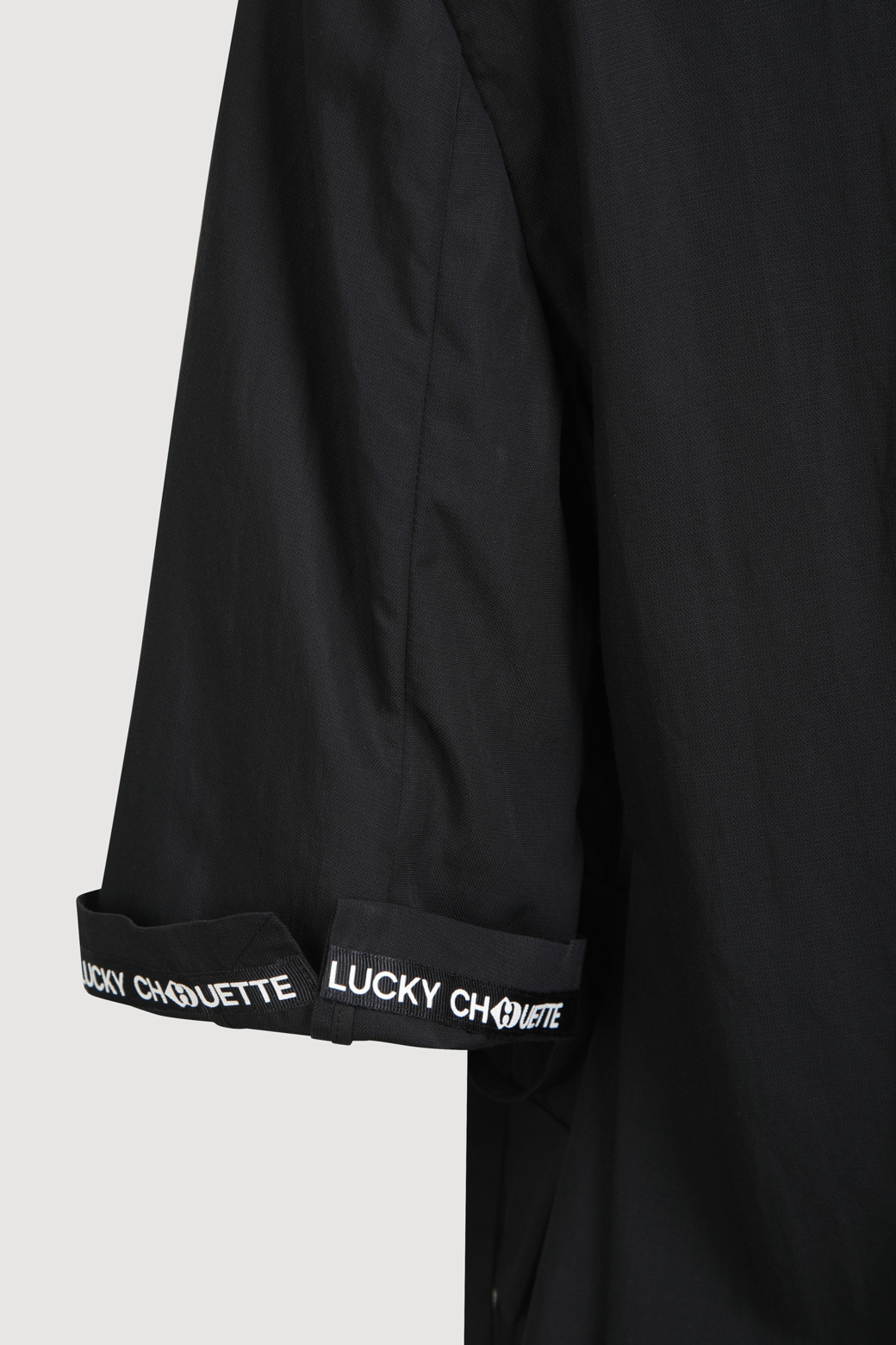 LUCKY CHOUETTE - 자켓 - Collarless V Neck Jacket (With Belt)