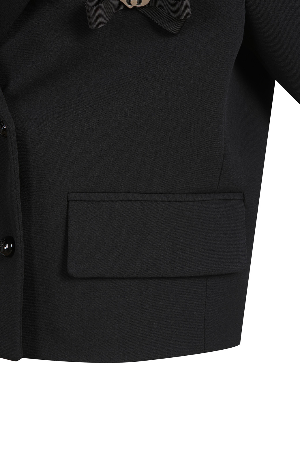 LUCKY CHOUETTE - 자켓 - [Holiday Edition] Crop Double Jacket