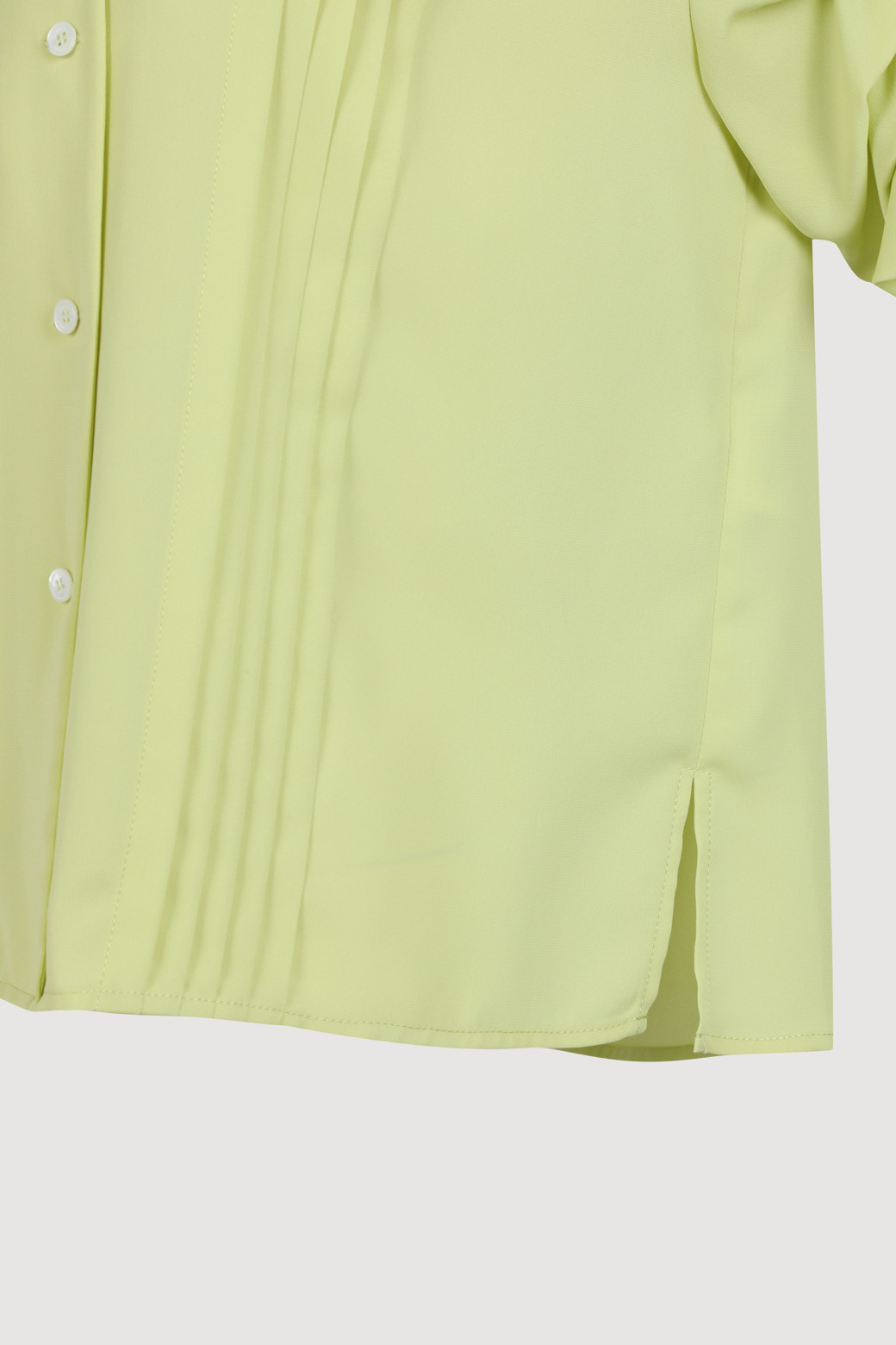 LUCKY CHOUETTE - 블라우스/셔츠 - Volume Sleeve Sailor Short-sleeve Blouse