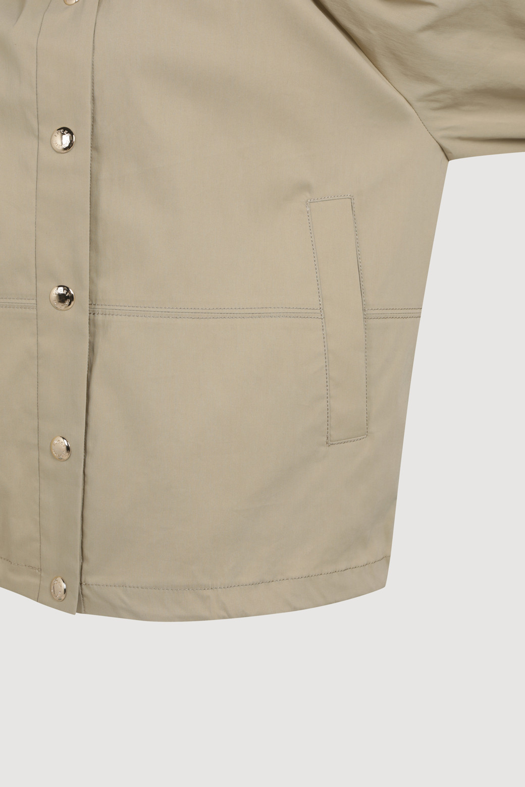 LUCKY CHOUETTE - 점퍼 - Round Neck Shirring Volume Jumper