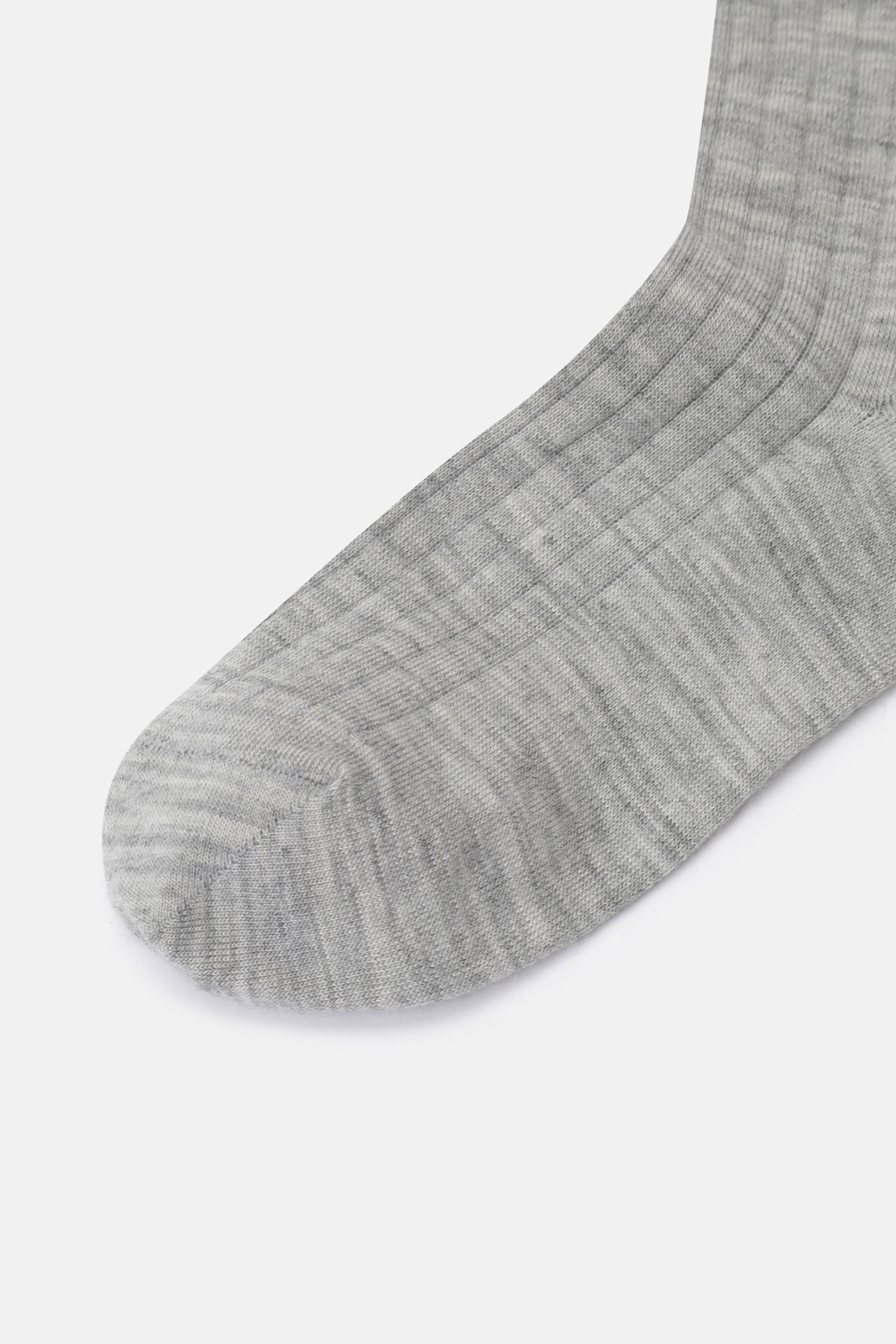 LUCKY CHOUETTE - 양말 - Embroidery Point Ribbed Knee Socks