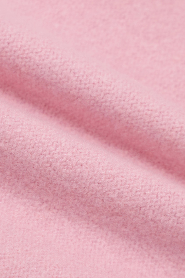 LUCKY CHOUETTE - 스웨터 - [Atelier] One Point Round Neck Knit Pullover (pink)