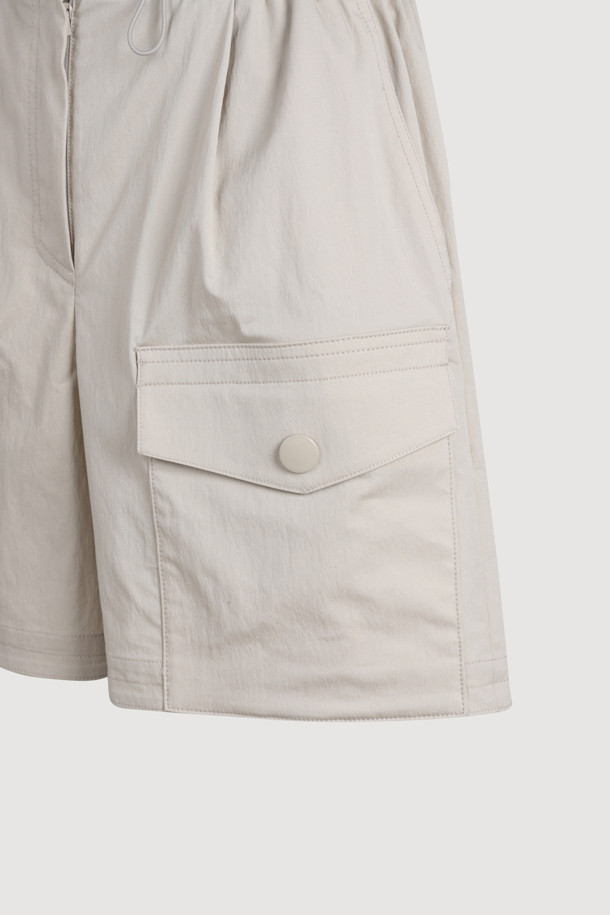 LUCKY CHOUETTE - 스커트/팬츠 - Cargo Drawstring Shorts