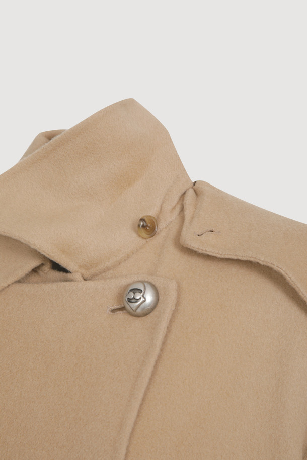 LUCKY CHOUETTE - 코트 - Detachable Hood Wool Coat