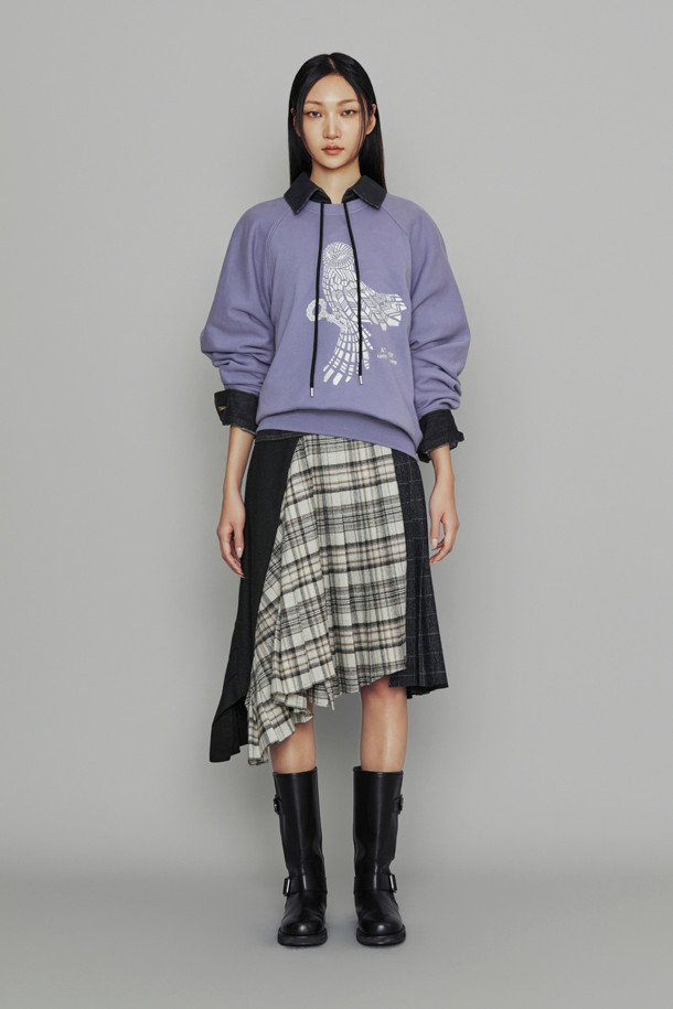 LUCKY CHOUETTE - 스웻셔츠 - [Atelier] Chouette Point Sweatshirt (purple)