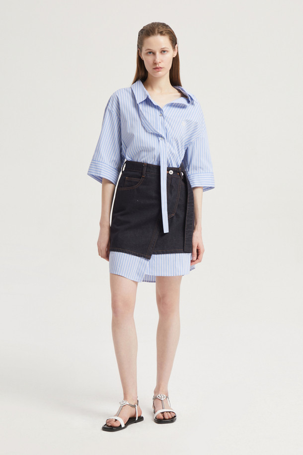 LUCKY CHOUETTE - 데님 - Denim Skirt