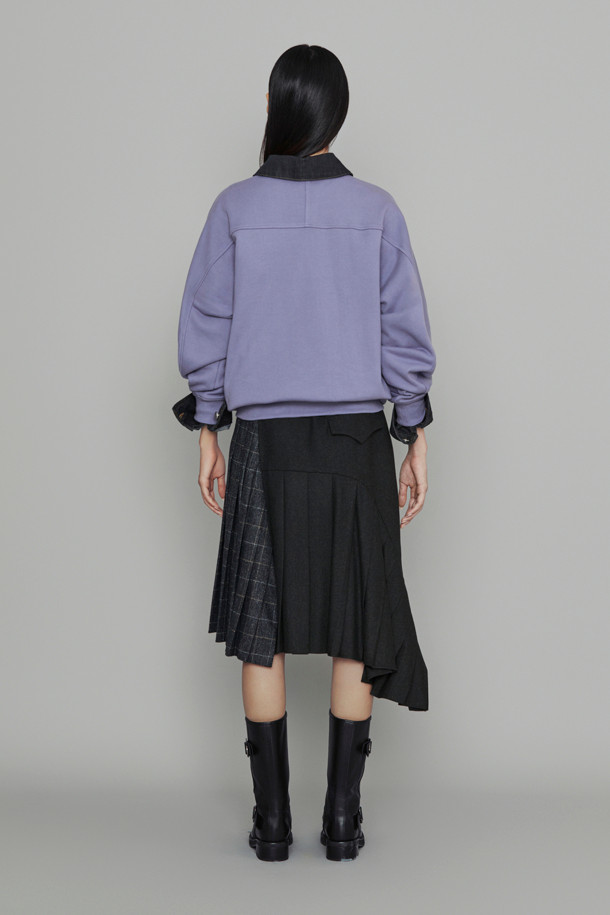 LUCKY CHOUETTE - 스웻셔츠 - [Atelier] Chouette Point Sweatshirt (purple)