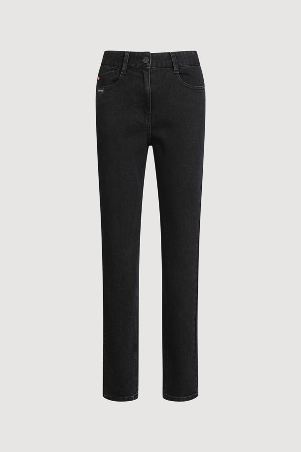 LUCKY CHOUETTE - 롱/미디팬츠 - [Atelier] Skinny Denim Pants (black)