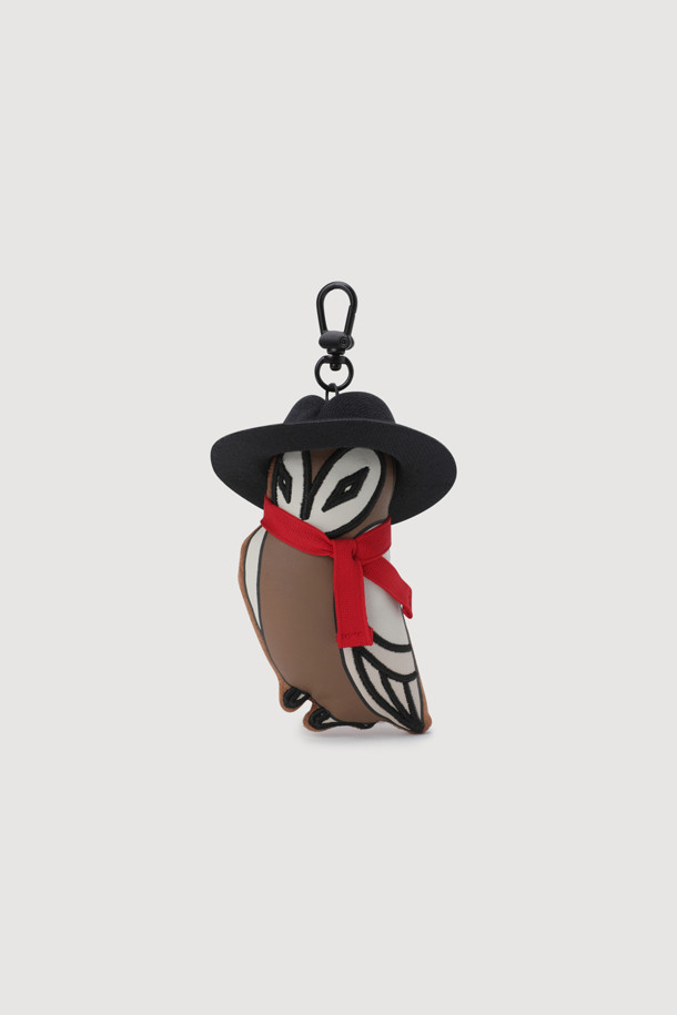 LUCKY CHOUETTE - 키링/참 - [Atelier] Western Chouette Charm Decoration (Brown)