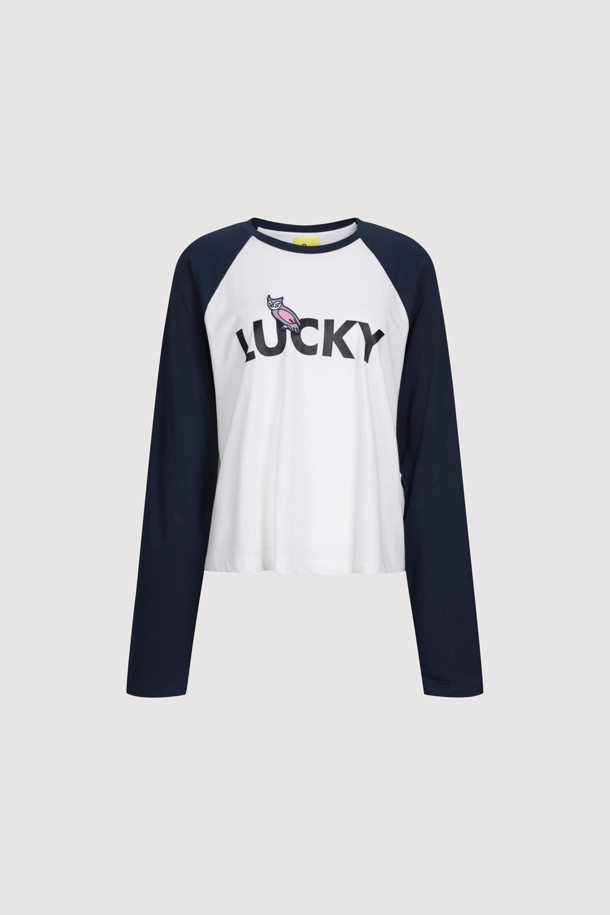 LUCKY CHOUETTE - 티셔츠 - Choette Logo Raglan T-shirt