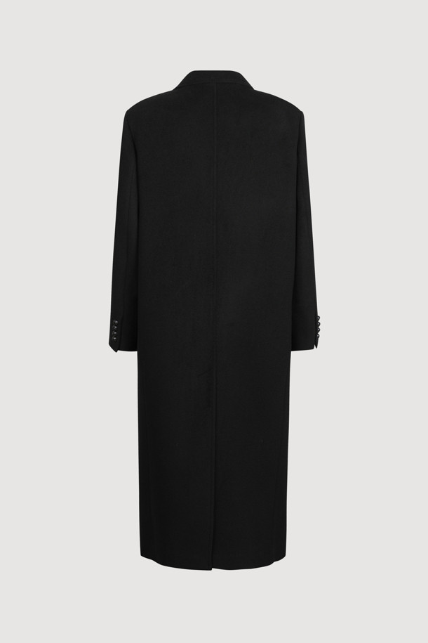 LUCKY CHOUETTE - 코트 - [Atelier] Double Long Coat (black)