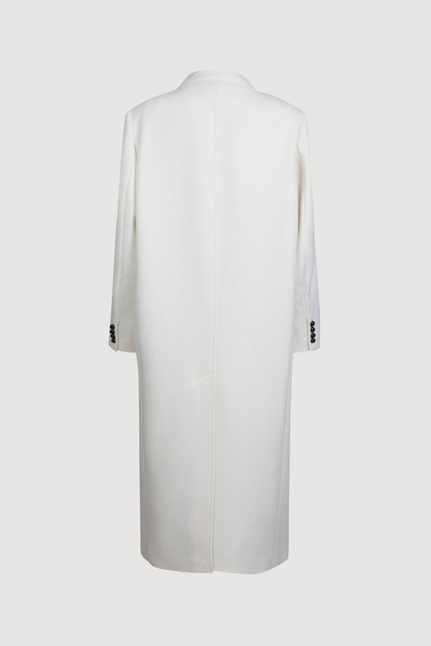 LUCKY CHOUETTE - 코트 - [Atelier] Double Long Coat (light ivory)