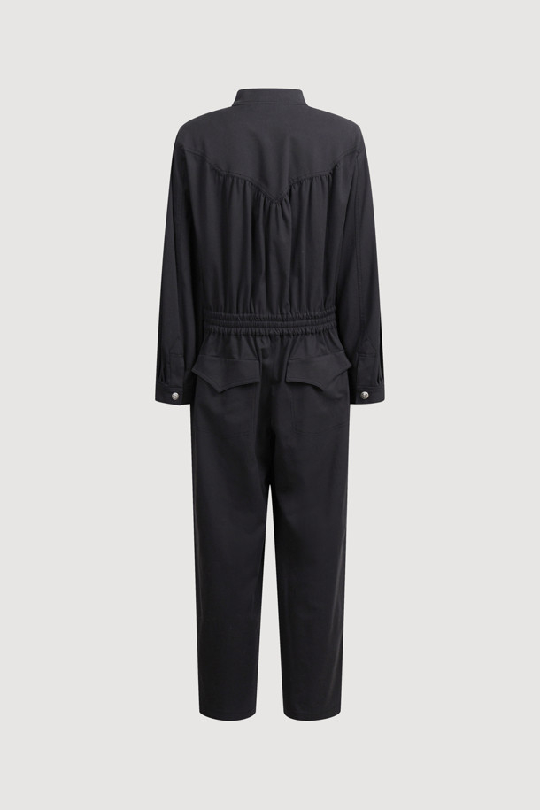 LUCKY CHOUETTE - 점프수트 - [Atelier] High-neck Jumpsuit (black)