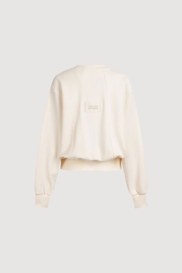 LUCKY CHOUETTE - 스웻셔츠 - [Atelier] Chouette Point Sweatshirt (ivory)