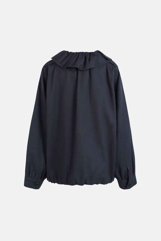 LUCKY CHOUETTE - 점퍼 - Shirring Collar Jumper