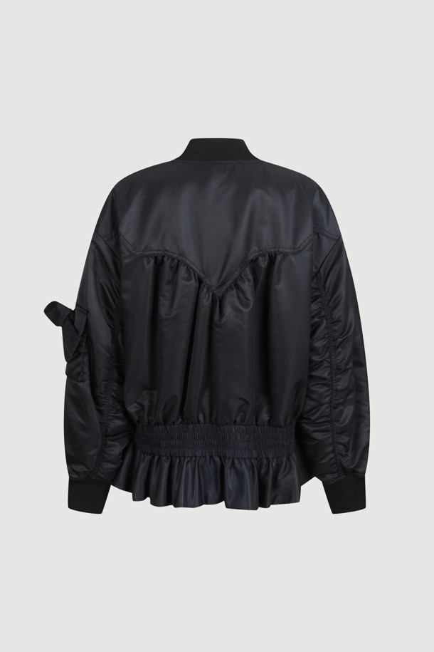 LUCKY CHOUETTE - 점퍼 - [Atelier] Check Mix Air Jumper (black)