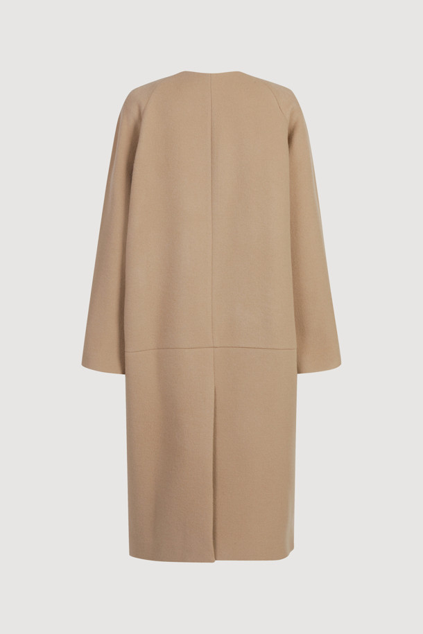 LUCKY CHOUETTE - 코트 - Pleats Panel Double Button Coat