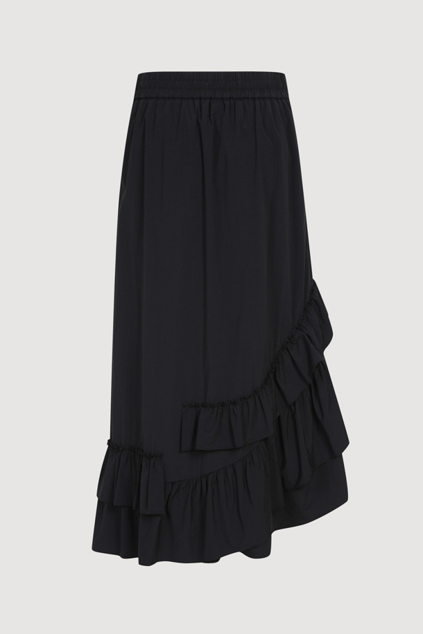 LUCKY CHOUETTE - 스커트/팬츠 - Frill Slit Skirt