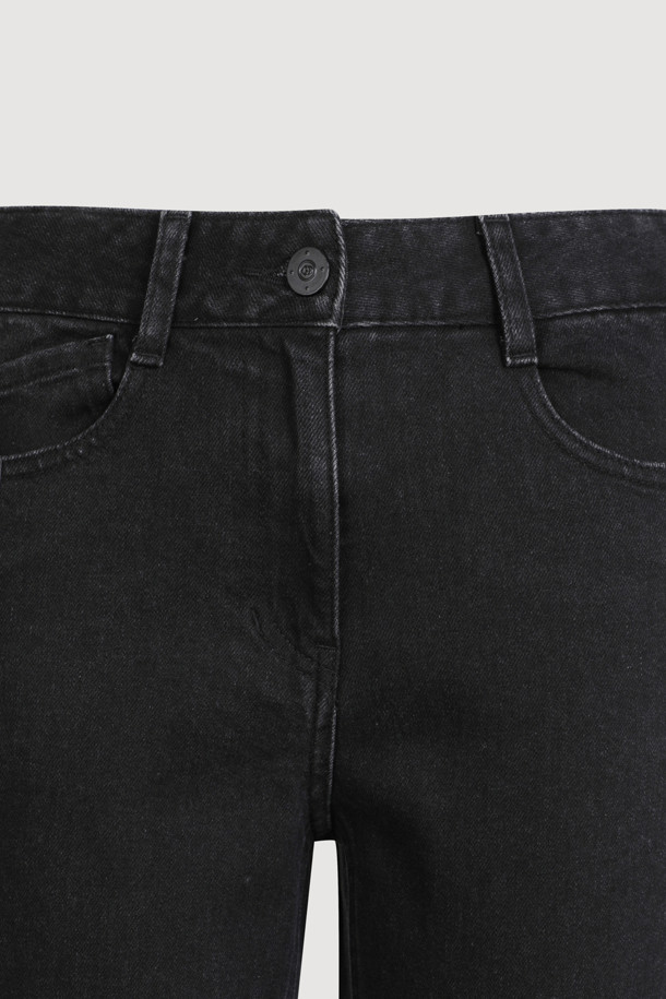 LUCKY CHOUETTE - 롱/미디팬츠 - [Atelier] Skinny Denim Pants (black)