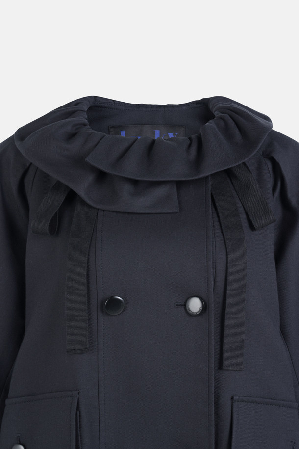 LUCKY CHOUETTE - 점퍼 - Shirring Collar Jumper