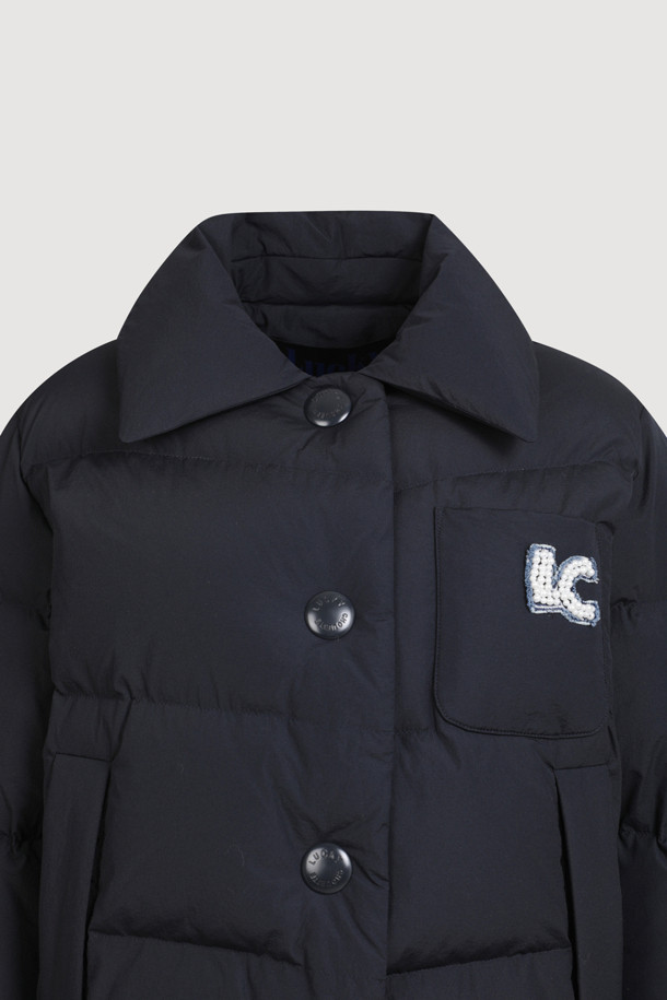 LUCKY CHOUETTE - 점퍼 - Logo Patch Down Jumper 