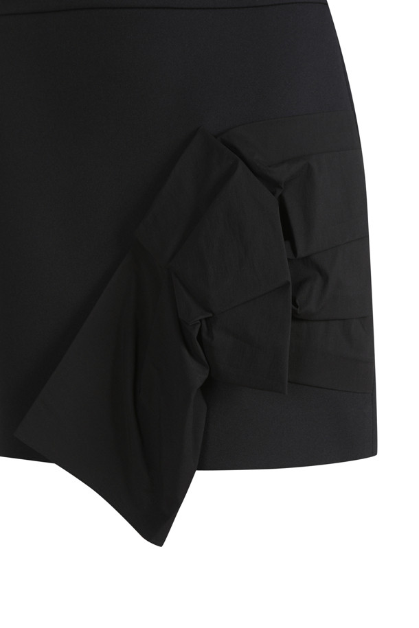 LUCKY CHOUETTE - 미니스커트 - [Holiday Edition] Ribbon Accent Mini Skirt 