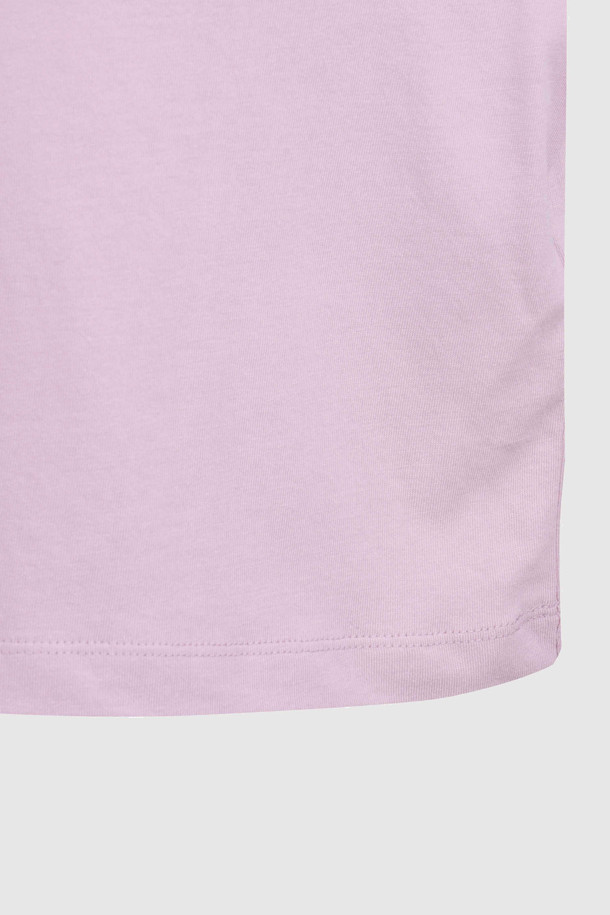 LUCKY CHOUETTE - 긴소매 티셔츠 - [Atelier] Printed Long-Sleeve Crop T-Shirt (pink)