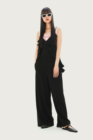 Pleats Block Jumpsuit