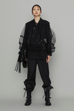 [Atelier] Pocket Button Double Jacket (black)